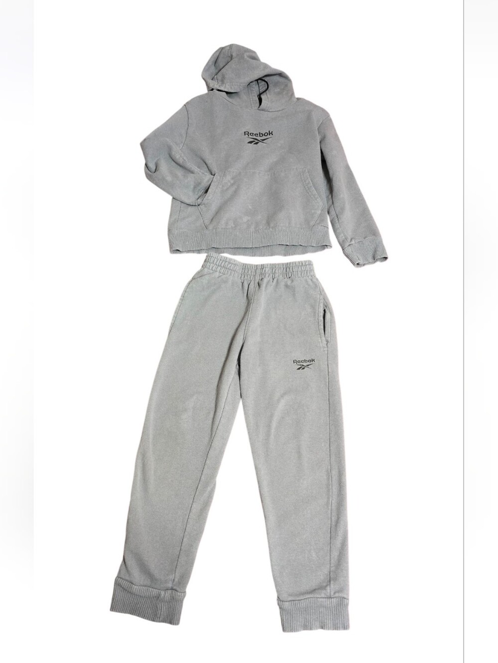 Reebok Kids Gray Hoodie and Joggers Set